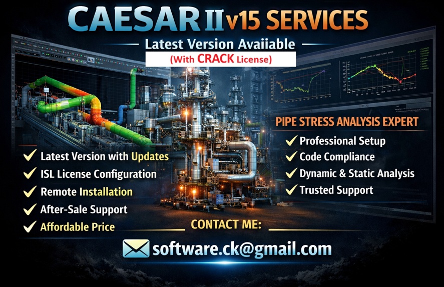 Caesar II v15.1 - 2026 Crack License Price